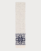 CELINE Scarf Fair Isle Wool(White) - LONDONKELLY 英国名牌代购