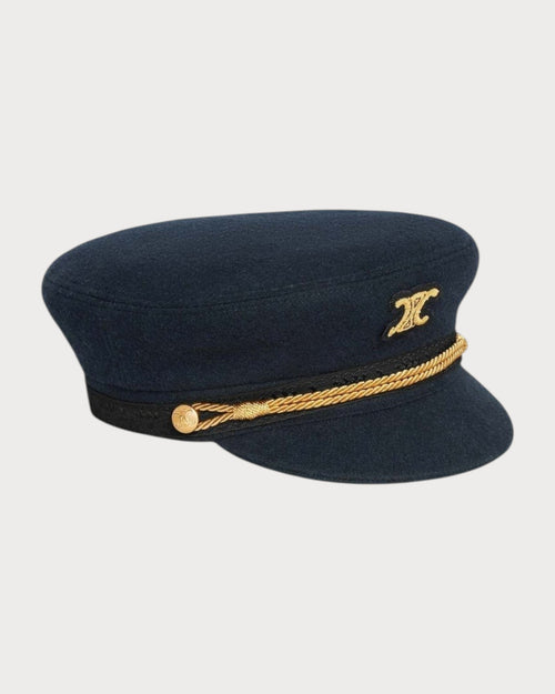 CELINE Triomphe Sailor Cap | 賽琳 水手帽 (藍色)