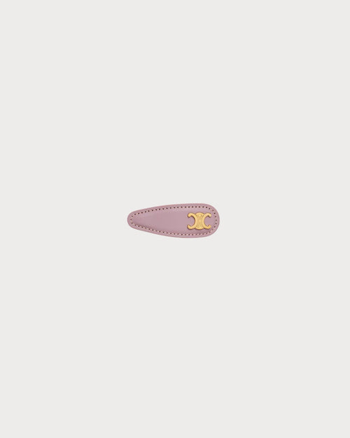 CELINE Triomphe Snap Hair Clip Calfskin(2 Colors) - LONDONKELLY 英國名牌代購