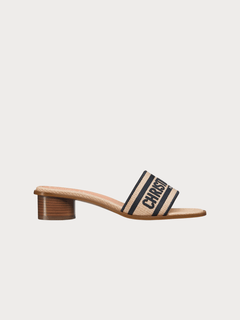 CHRISTIAN DIOR Dway Heeled Slide Raffia(2 Colors) - LONDONKELLY 英國名牌代購