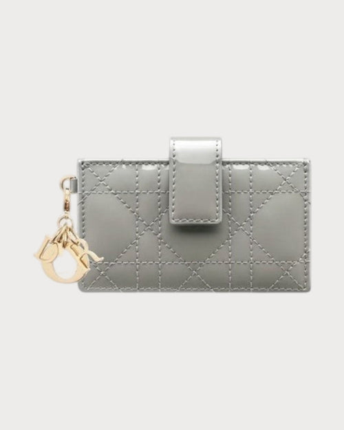 CHRISTIAN DIOR Lady Dior Jasmine Card Holder Calfskin | 迪奧 卡套銀包 (多色) - LONDONKELLY 英國名牌代購