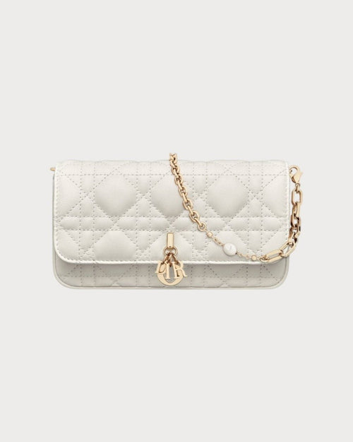 CHRISTIAN DIOR Lady Dior Phone Pouch Lambskin(3 Colors) - LONDONKELLY 英國名牌代購