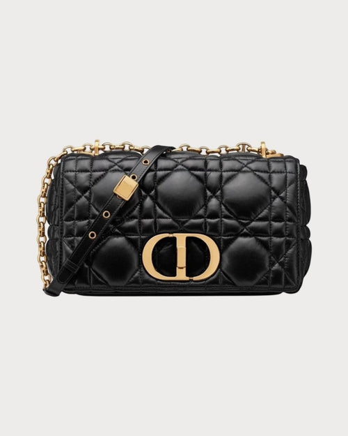 CHRISTIAN DIOR Medium Dior Caro Bag | 迪奧 Caro 手袋 (中碼/黑色) - LONDONKELLY