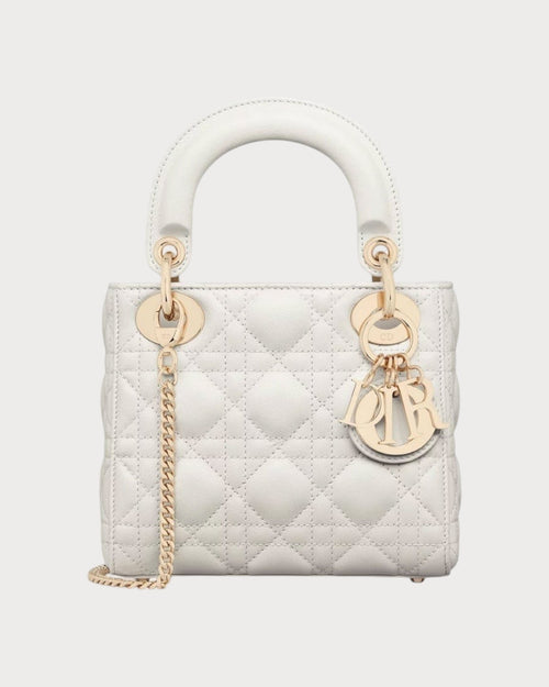 CHRISTIAN DIOR Mini Lady Dior Bag | 迪奧 Lady Dior手袋 (迷你/多色) Latte Cannage