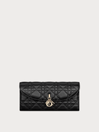 CHRISTIAN DIOR My Dior Violet Wallet Lambskin(Black) - LONDONKELLY 英國名牌代購