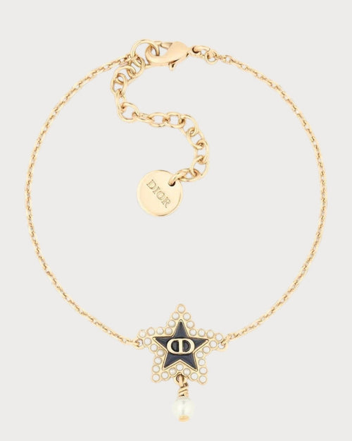 CHRISTIAN DIOR Petit CD Lucky Baroque Bracelet | 迪奥 幸运星手链 (黑色) - LONDONKELLY 英国名牌代购