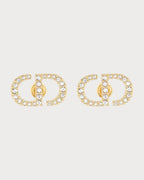 CHRISTIAN DIOR Petit CD Stud Earrings | 迪奧 耳環 (多色) - LONDONKELLY 英國名牌代購