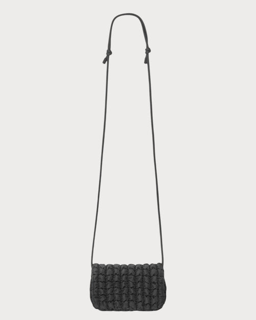 COS Quilted Crossbody Messenger Bag Recycled Polyester(Black) - LONDONKELLY 英国名牌代购