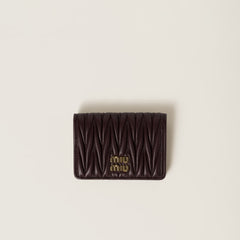 MIU MIU Nappa Leather Card Holder | Miu Miu Card Holder Wallet (Multicolor) 