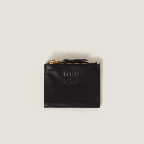 MIU MIU Small Leather Wallet | Miu Miu Silver Bag (Multiple Colors)