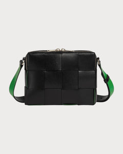 BOTTEGA VENETA Men's Cassette Camera Bag | 葆蝶家 男仕手袋 (Black)