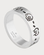 GUCCI GucciGhost ring in Silver | 古驰 戒指 (银色) - LONDONKELLY 英国名牌代购
