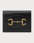 GUCCI Horsebit 1955 Card Case Wallet | 古驰 银包 (黑色) - LONDONKELLY 英国名牌代购