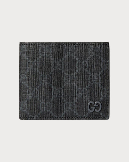 GUCCI Men's GG Wallet With Grey Interior | 古馳 男仕銀包 (黑色) - LONDONKELLY 英國名牌代購