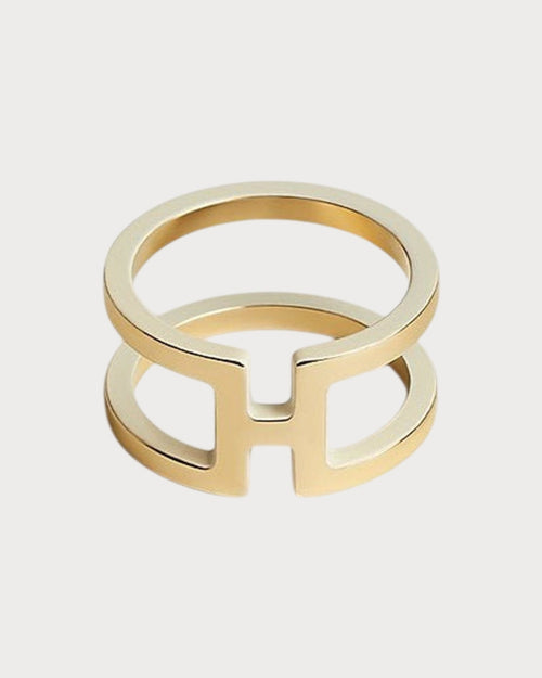 HERMES H en Rond Scarf 90 Ring | 爱马仕 丝巾扣 (Gold)