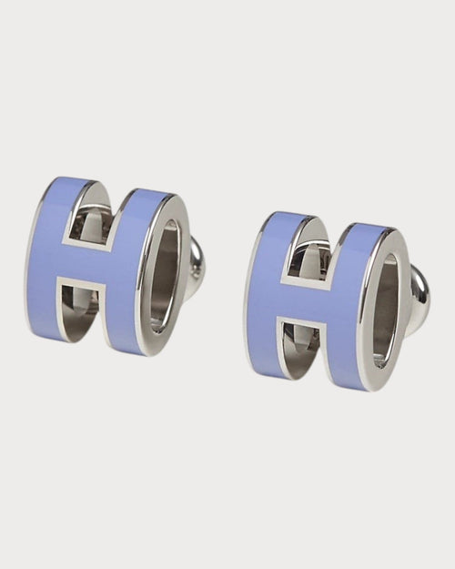 HERMES Silver Mini Pop H Earrings | 愛馬仕 耳環 (迷你/多色) - LONDONKELLY 英國名牌代購