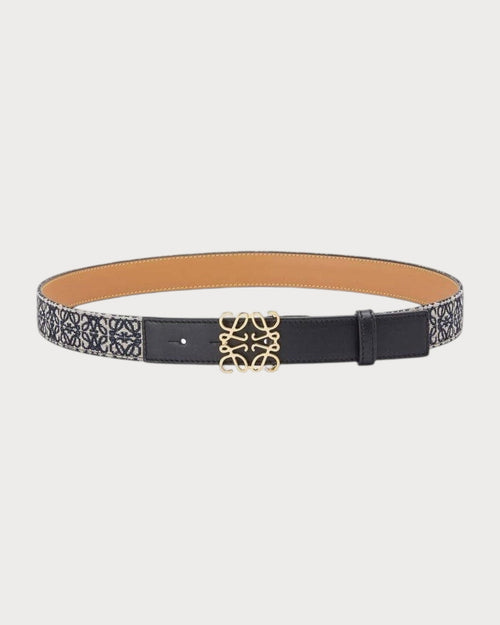 LOEWE Anagram Belt | 罗意威 皮带 (2.8CM/黑色) - LONDONKELLY 英国名牌代购