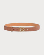 LOEWE Grain Leather Anagram Belt | 羅意威 皮帶 (2.8cm/Tan)