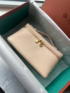LORO PIANA Extra pocket L19 Calfskin | 諾悠翩雅 手袋 (米色) - LondonKelly 英國名牌代購