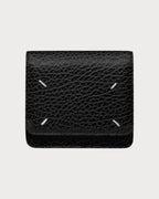 MAISON MARGIELA MM Black Leather Buttoned Chain Wallet(Black) - LONDONKELLY 英國名牌代購