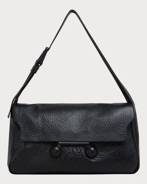 MARNI Black Nappa Extra Large Trunkaroo Soft Bag | 瑪尼 手袋 (黑色) - LondonKelly 英國名牌代購
