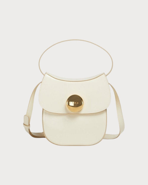 MARNI Cream Leather Butterfly Handbag(Small/White) - LONDONKELLY 英国名牌代购