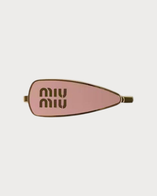 MIU MIU Enameled Metal Hair Clip | 缪缪 发夹 (多色) - LONDONKELLY 英国名牌代购