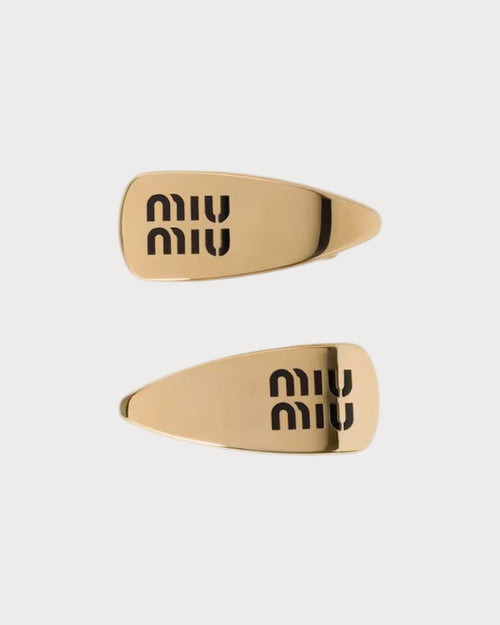 MIU MIU Enameled Metal Hair Clips | 缪缪 发夹 (多色) - LONDONKELLY 英国名牌代购
