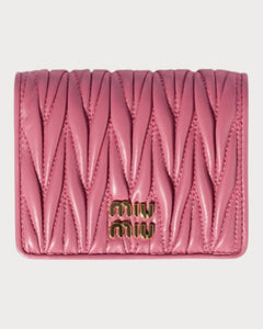MIU MIU Matelasse Nappa Leather Wallet | 繆繆 銀包 (多色) - LONDONKELLY 英國名牌代購