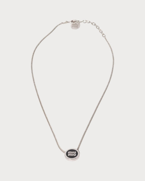 MIU MIU Metal necklace | 繆繆 頸鏈 (多色/銀鏈) - LONDONKELLY 英國名牌代購