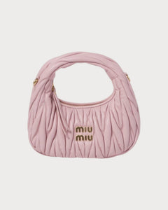 MIU MIU Wander Matelasse Nappa Leather Hobo Mini - Bag | 繆繆 迷你手袋 (多色) - LONDONKELLY 英國名牌代購