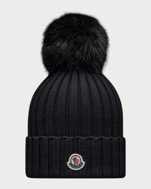 MONCLER Beanie with Pom Pom | 盟可睐 冷帽 (多色) - LondonKelly 英國名牌代購
