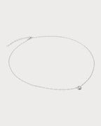 MONICA VINADER Essentials Large Lab - Grown Diamond Sterling Silver Necklace | 颈链 (银色) - LONDONKELLY 英国名牌代购