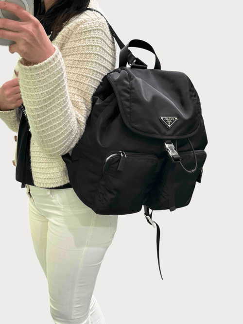 PRADA 1BZ005 Backpack Nylon(Medium/Black) - LONDONKELLY 英國名牌代購