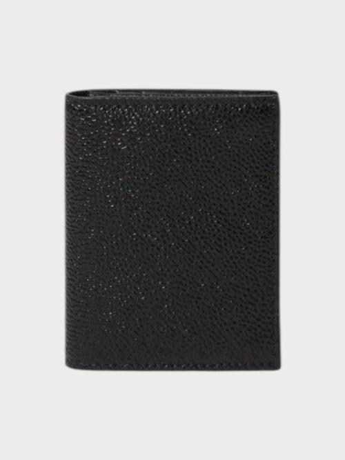 THOM BROWNE Pebble Grain Double Card Holder | 湯姆布朗 卡套 (黑色) - LONDONKELLY 英國名牌代購