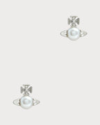 VIVIENNE WESTWOOD Balbina Orb Stud Earrings | 西太后 耳環 (銀色) - LONDONKELLY 英國名牌代購