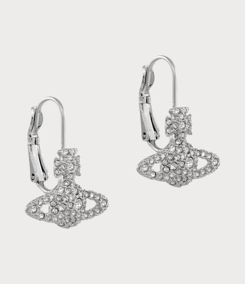 VIVIENNE WESTWOOD Mayfair Bas Relief Earrings | 西太后 耳環 (銀色) - LONDONKELLY 英國名牌代購
