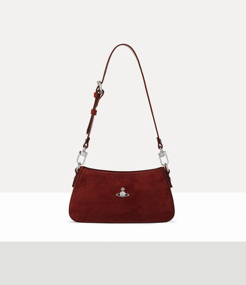 VIVIENNE WESTWOOD Tasha Suede Shoulder Phone Bag | 西太后 手袋 (多色) - LondonKelly 英國名牌代購