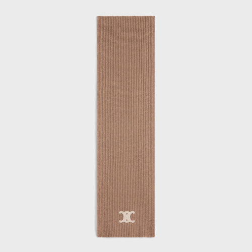 CELINE Triomphe Scarf | 賽琳 頸巾 (Camel)