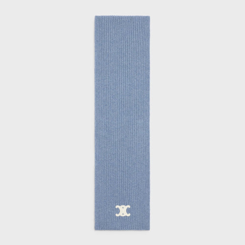CELINE Triomphe Scarf | 賽琳 頸巾 (Blue)