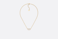 CHRISTIAN DIOR Petit CD Necklace | 迪奧 CD 頸鏈 (金色) - LONDONKELLY